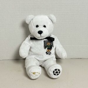 Vintage Holy Bears God Bless Our Athletes Soccer 9" Plush Stuffed Animal Toy